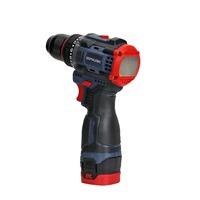 Perceuse portative sans fil 12V 18V perceuse à percussion sans fil avec batterie au lithium