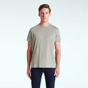 Camisetas unisex con logotipo personalizado, ropa personalizada, camiseta de ajuste Regular para hombres y mujeres, Camiseta básica de cuello redondo liso de mezcla de algodón para hombres y mujeres - Product Image 4