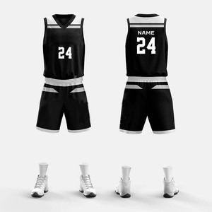 Conjunto de uniforme de baloncesto, camiseta y pantalones cortos, transpirable, de secado rápido, ligero, ropa deportiva para entrenamiento, práctica, partido de equipo - Product Image 1
