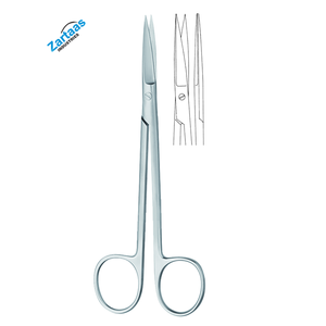 Ciseaux Joseph en acier inoxydable de haute qualité, pointus/pointus, droits, longueur 14,5 cm, instruments chirurgicaux - Product Image 5
