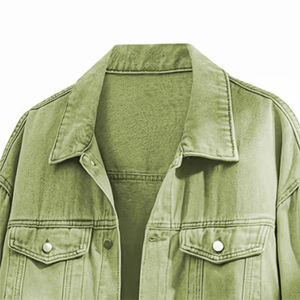 Nouvelle qualité de qualité supérieure fabricant personnalisé style vintage et vente en gros nouvelle veste en jean denim jaune au design court - Product Image 3