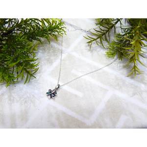 สร้อยคอจี้925เงินสเตอร์ลิงทำด้วยมืออัญมณีเพทายธรรมชาติของขวัญเครื่องประดับสำหรับผู้หญิงสำหรับเธอ - Product Image 4