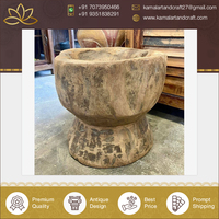 Décoration d'intérieur artisanale en bois vintage Ukhali, pour hôtels et jardins, exportateur Kamal Art Craft, couleur personnalisée, emballage sûr, en bois.