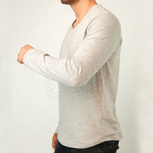 เสื้อเชิ้ตแขนยาวผู้ชายทรงทางการ ผลิตจากผ้าถักเนื้อฝ้ายพรีเมียม 100% สำหรับใช้ในสำนักงาน ธุรกิจ และงานมืออาชีพ - Product Image 3