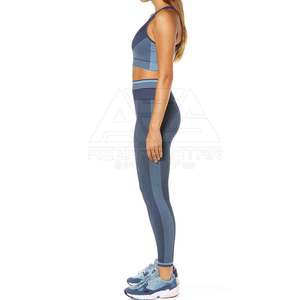 Meilleure qualité vêtements de sport pour femmes ensemble de yoga motif solide nouveau design pakistanais fait vêtements de fitness dans un matériau supérieur - Product Image 6