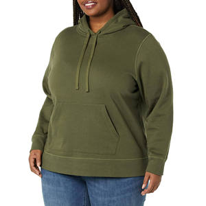 Sudadera con capucha en blanco para mujer de poliéster 100% de alta calidad Color sólido personalizado Estilo de calle informal Hombro caído Sudadera con capucha de color sólido unisex. - Product Image 4