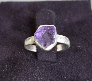 Anillo de Cóctel de Amatista Natural, Plata 925, Hecho a Mano, para Mujer, con Múltiples Piedras Preciosas, para Boda, Aniversario, Moderno, Hecho a Pedido, para Fiesta - Product Image 1