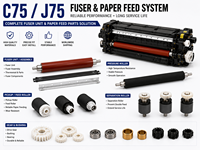 Kit d'entretien pour imprimante C75 J75 : Tambour de toner, unité de développement, unité de fusion, courroie de transfert, 2ème rouleau BTR, pièces de rechange, consommables - Fabriqué au Japon