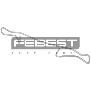 สปริงกันกระแทก ผ้าเบรกดิสก์ FEBEST (0303-001) - Product Image 1