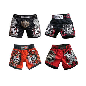 Venta al por mayor UFC Kickboxing Fight MMA compresión corta sublimación personalizada pantalones cortos MMA para hombres - Product Image 1