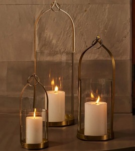 Available High Quality Round Available Glass Candle <b>Jar</b> for Home & Hotel Decoration New Design Best Price Metal Candle Lantern - Product Image 1