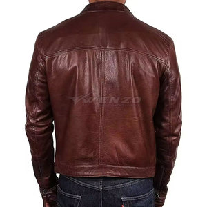 Chaqueta de Motociclista para Hombre, Ligera, con Logotipo Frontal, de Cuero Recubierto, Impermeable, Transpirable y Resistente al Viento, Fácil de Usar, Ideal para Invierno, Gran Venta - Product Image 2