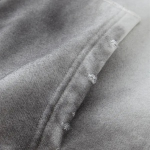 Vente chaude Nouveau Style Personnalisé Hommes Lourd 320 Gsm 100% Coton Haute Qualité Surdimensionné Vintage Lavé À L'acide Zip Up À Capuche - Product Image 1