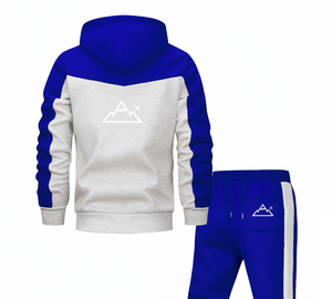Unisex Heavy Fleece Breathable Anti-Bacterial Sporty Hooded Tracksuit | Custom 100% Cotton Solid Full-Length Jogger Set | Winter - Product Image 4
