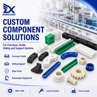 Production basée sur des dessins OEM pour composants de convoyeurs, blocs coulissants, rouleaux et pièces de machines, pièces personnalisées en UHMWPE