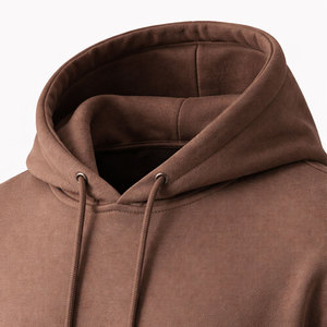 Sudaderas con capucha lisas y elegantes de la mejor calidad para hombre, con capucha personalizable, estilo urbano, básicas, de mezcla de algodón. - Product Image 5