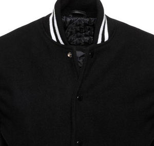 Varsity Jacket Mangas largas con puños acanalados Letterman College jacket College Baseball jacket para hombres - Product Image 4