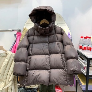 Chaqueta de Plumón para Mujer 2024, Nueva Moda Europea y Americana, Prenda Exterior Femenina, Abrigo de Plumón de Pato Blanco, Chaqueta Acolchada Cálida para Mujer - Product Image 3