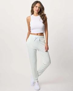 Pantalones Casuales de Mujer al por Mayor, Último Modelo, Ajustados, con Cordón, Color Sólido, Cintura a la Moda, Pierna Ancha - Product Image 6