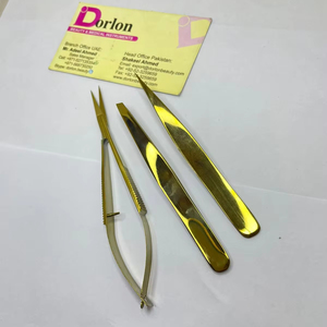 Pince à épiler à sourcils Plasma or professionnel Logo personnalisé pince à épiler beauté sourcils pointes obliques pince à épiler sourcils - Product Image 1