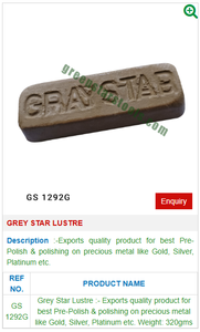 Star Lustre GS 1292G Grey Jewelry Tools Equipo esencial para joyeros - Product Image 2