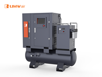 Compresseur d'air à vis à fréquence variable 15 kW 20 CV 16 bars, compresseur électrique industriel haute pression 220 V