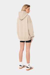 Sudadera con capucha personalizada de talla grande para mujer, Sudadera con capucha transpirable y antiarrugas para mujer, sudadera con cremallera para gimnasio y entrenamiento - Product Image 4