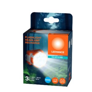 Lampada frontale a LED ricaricabile e staccabile da 1,5 W 100 Lm (Ledvance 175527) - Product Image 2