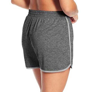 Pantalones cortos de mujer con logotipo personalizado, ropa para correr, pantalones cortos de gimnasio para mujer, pantalones cortos de Yoga transpirables sueltos para mujer, Material personalizado de Color sólido - Product Image 6