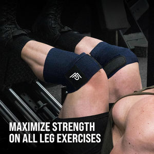 Envolturas de soporte de rodilla de neopreno de alta calidad Equipo de gimnasio con logotipo personalizado fabricado para entrenamiento físico de alta gama OEM disponible - Product Image 2