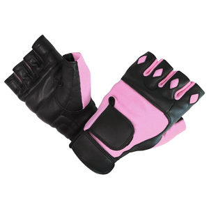 Guantes Deportivos de Alta Calidad para Gimnasio, Medios Dedos, Transpirables, de Cuero y Neopreno, para Entrenamiento, Levantamiento de Pesas, con Soporte para Muñeca - Product Image 2