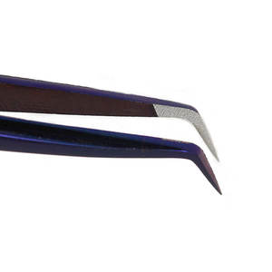 Suministros de extensión de pestañas de acero inoxidable con logotipo personalizado fabricante de pinzas de pestañas de etiqueta privada al por mayor - Product Image 6