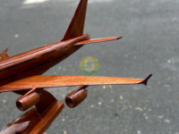 Modelo de Madera del Airbus A380, Réplica a Escala Real de Fábrica Vietnamita/Modelo de Avión de Caoba A380 Hecho a Mano en Vietnam