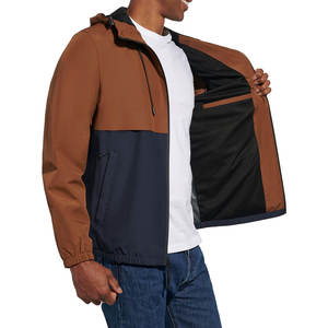 Windbreaker <b>Jackets</b> Men And <b>Women</b> <b>Winter</b> Canvas Zipper Thin Patchwork Sun Protection Quick Dry <b>Waterproof</b> Rain <b>Jacket</b> - Product Image 5