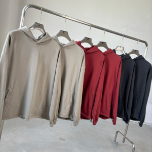 Sudadera con Capucha Extra Grande de Alta Calidad, Lisa, Informal, para Bordar, 420 g/m², con Capucha para Hombre - Product Image 2