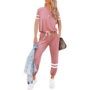 Ropa de gimnasio de talla grande para mujer de alta calidad, conjuntos de Yoga de entrenamiento deportivo informal en línea, venta al por mayor de fabricantes - Product Image 3