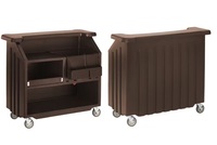 Tabourets de bar et chariot de service en bois avec hauteur réglable pour la maison, l'hôtel ou la salle de sport