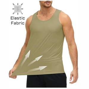 Camiseta sin mangas deportiva OEM personalizada para hombre, culturismo, gimnasio - Product Image 3