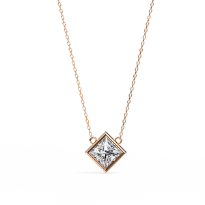Pendentif en or 18 carats pour femme avec un magnifique diamant cultivé en laboratoire, pendentifs et breloques en diamant - Product Image 5