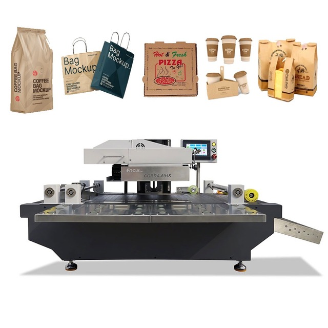 Focus Inc. 2023 Newest Atlas 1311 UV Inkjet Bill Printer with Automatic Single Pass for Package Products