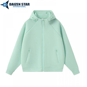 Sudaderas con Cremallera para Hombre, Color Sólido, 100% Algodón Felpa, Corte Regular, Invierno, Casual, Servicio OEM, 500 Gramos, Ropa Urbana - Product Image 6