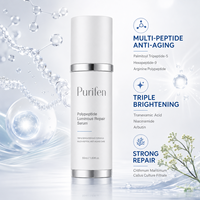 Sérum Peptidique 3-en-1 Anti-Âge Éclaircissant Réparateur de Barrière Cutanée à la Niacinamide, Acide Tranexamique et Fenouil Marin – Sérum Visage Hydratant et Éclatant