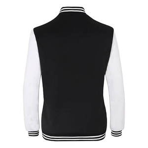 100% veste d'université en polyester durable décoration de bras en cuir fendu personnalisé avec veste de doublure confortable pour hommes - Product Image 3