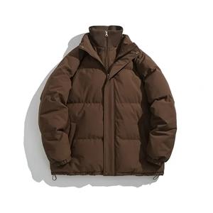 2025แจ็กเก็ตบุคอตตอนโอเวอร์ไซส์ผู้ชาย, เสื้อคลุมลำลองเข้ารูปปกติเสื้อกันหนาวแฟชั่นขนเป็ดกันน้ำ - Product Image 5