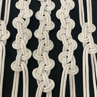 Wohndekor Gerahmte Kunst Handgefertigte Makramee-Knoten Wandkunst für Inneneinrichtung