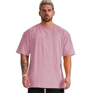 Camiseta Nueva de Alta Calidad 100% Algodón, Manga Corta, Diseño OEM, Camiseta de Lujo de Algodón, Talla Grande, Hombros Caídos, Cuello Redondo - Product Image 1