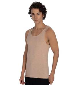 Débardeur de sport d'été respirant pour hommes, chemise de fitness sans manches en tissu extensible de coupe classique pour l'entraînement - Product Image 4