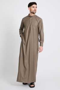 2025 nouveau dubaï modeste femmes décontracté Abaya robe en gros Satin caftan 3 pièces ensemble trompette à volants manches inspiré musulman - Product Image 6