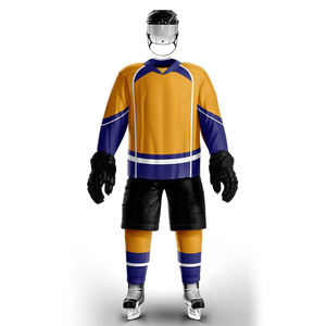 Sublimación personalizada 100% malla de poliéster Jersey de hockey sobre hielo personalizado sublimado uniformes de hockey sobre hielo equipo camisetas desgaste camisas - Product Image 1