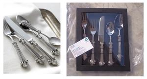 Couverts élégants à salade au fini doré, à long manche, durables, légers et élégants pour les repas et les réceptions. - Product Image 5